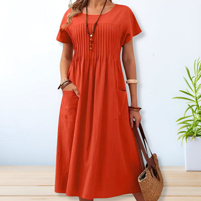 Jacqueline | Vestido de Día de Corte Relajado