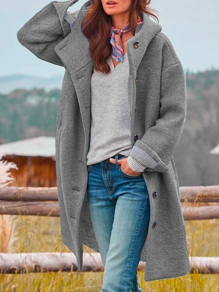 Abrigo Oversize Selina con Botones
