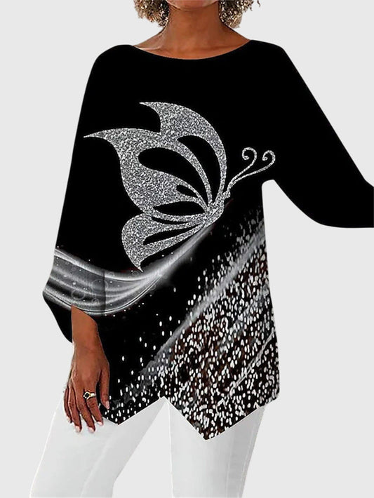 Alayah | Top Elegante de Cuello Redondo
