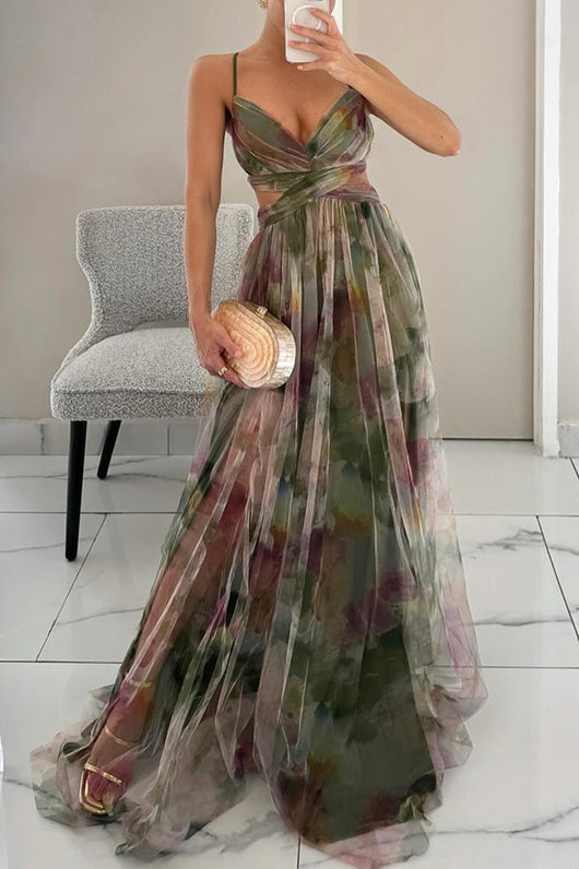 Vestido Maxi Selina Plisado