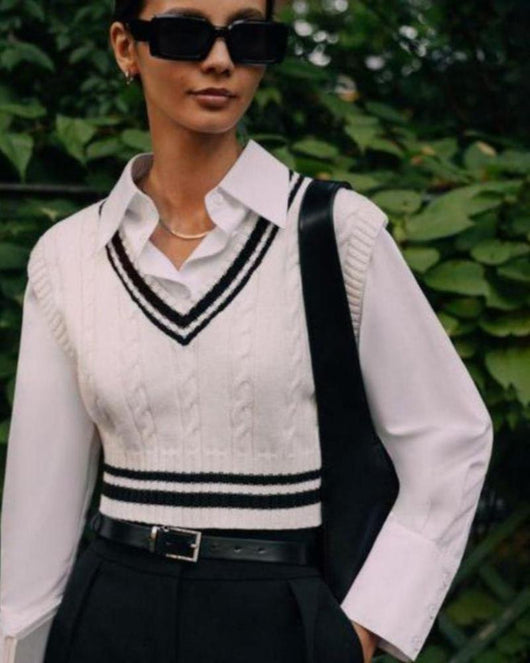 Chaleco de Punto Refinado