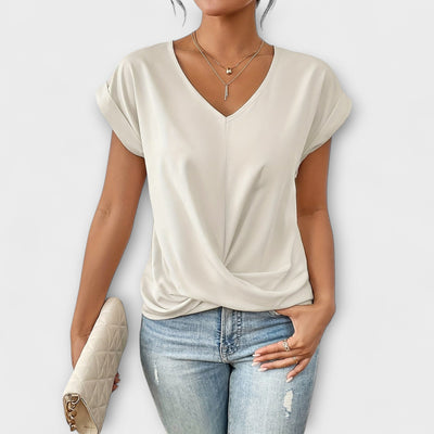 Carlinda | Top Elegante de Cuello en V