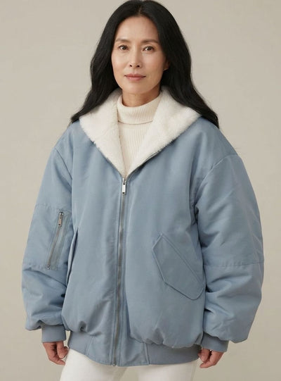 Cazadora Bomber Greta Reversible con Forro