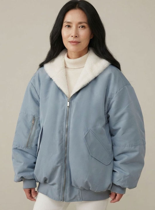 Cazadora Bomber Greta Reversible con Forro