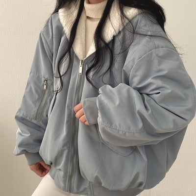 Cazadora Bomber Greta Reversible con Forro