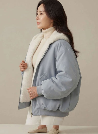 Cazadora Bomber Greta Reversible con Forro