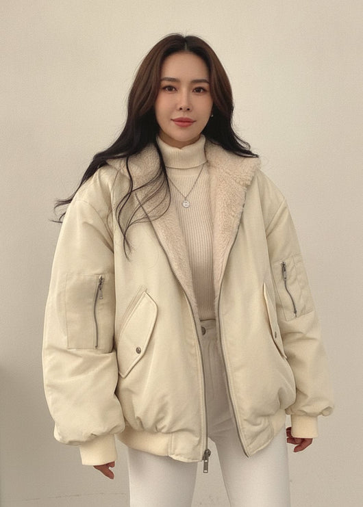 Cazadora Bomber Greta Reversible con Forro