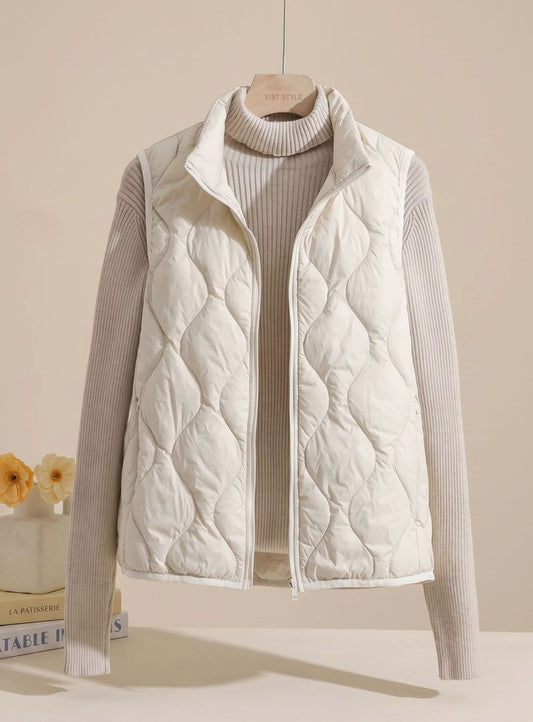 Chaleco Acolchado Annika con Cuello Alto