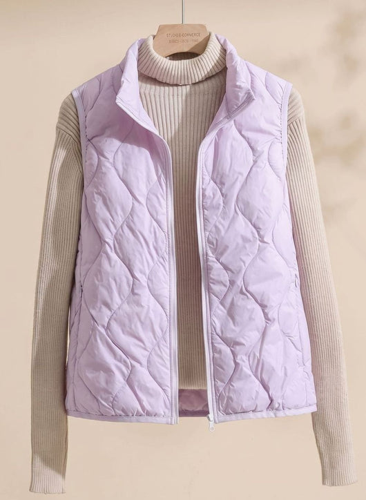 Chaleco Acolchado Annika con Cuello Alto
