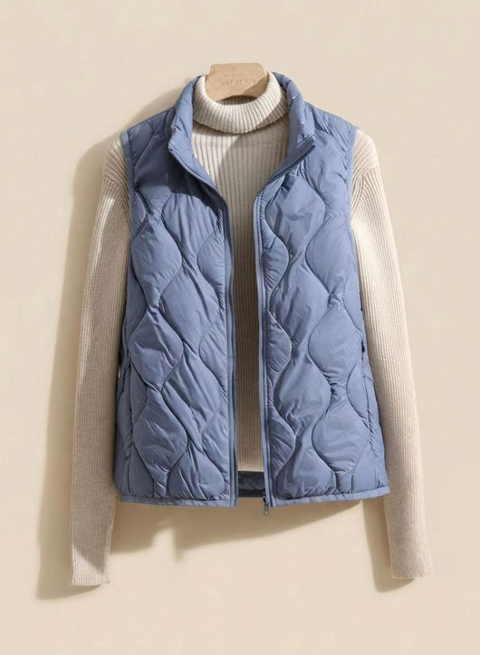 Chaleco Acolchado Annika con Cuello Alto
