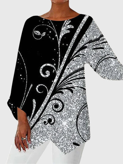 Alayah | Top Elegante de Cuello Redondo