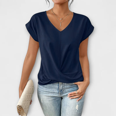 Carlinda | Top Elegante de Cuello en V