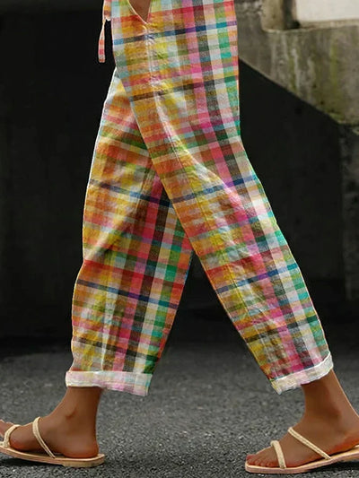Valerie | Pantalón Casual de Cuadros