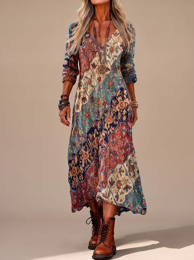 Vestido Frieda Maxi Floral Vintage