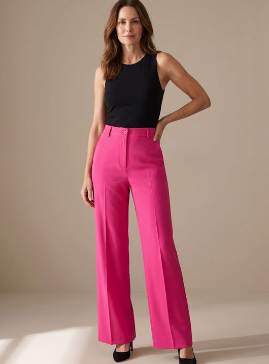 Pantalón Greta de Talle Alto y Pierna Recta