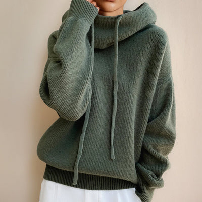Sudadera Annika de Punto con Capucha Fit Relajado