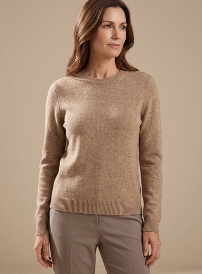 Conjunto Sophie de Punto Oversize con Cuello Alto y Pantalón Ancho