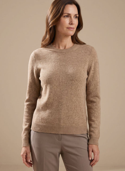 Conjunto Sophie de Punto Oversize con Cuello Alto y Pantalón Ancho