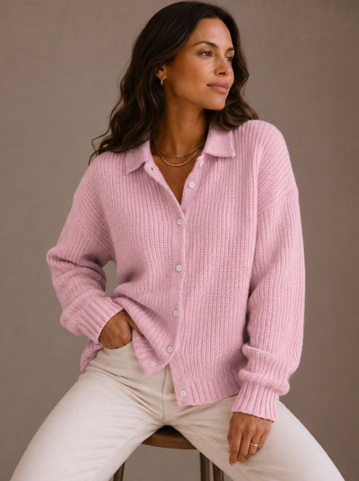 Chaqueta Oversize Elfriede con Cuello Clásico