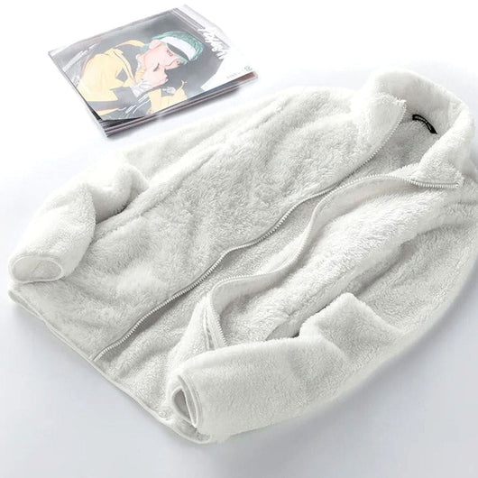 Chaqueta Polar Annika Oversize de Cuello Alto