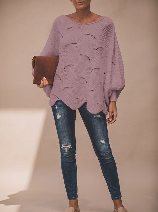 Jersey Oversize Frieda de Punto Calado