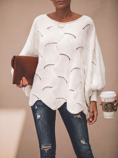 Jersey Oversize Frieda de Punto Calado