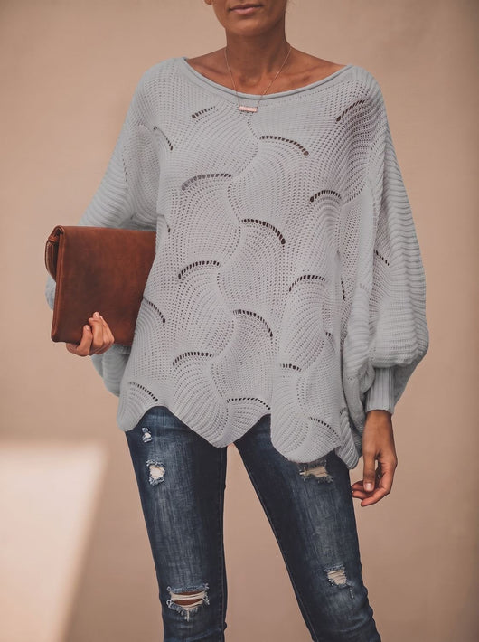 Jersey Oversize Frieda de Punto Calado