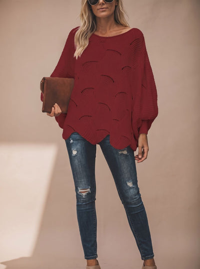 Jersey Oversize Frieda de Punto Calado