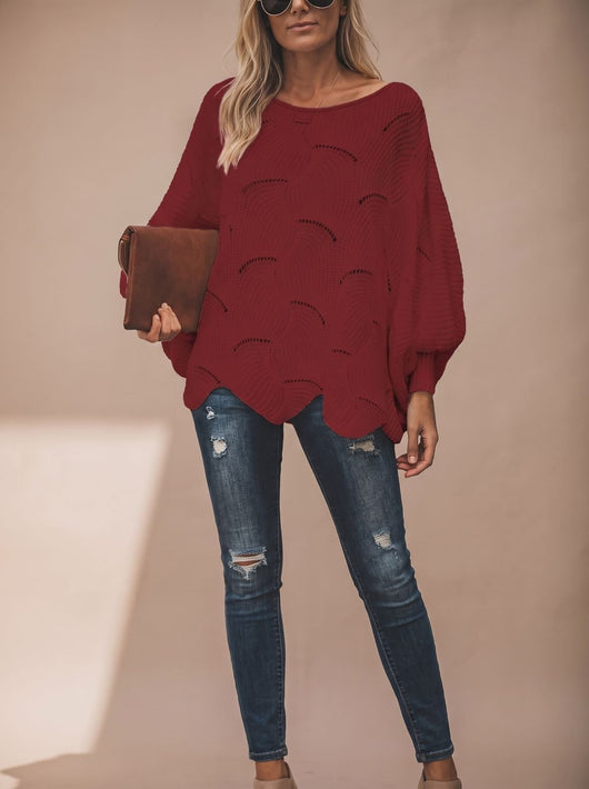 Jersey Oversize Frieda de Punto Calado