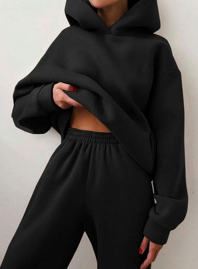 Conjunto Amelie de Sudadera con Capucha y Jogger Oversize