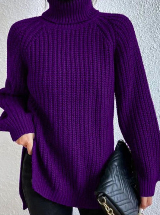 Jersey Clara Oversize de Cuello Alto