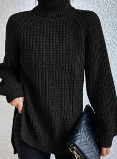 Jersey Clara Oversize de Cuello Alto