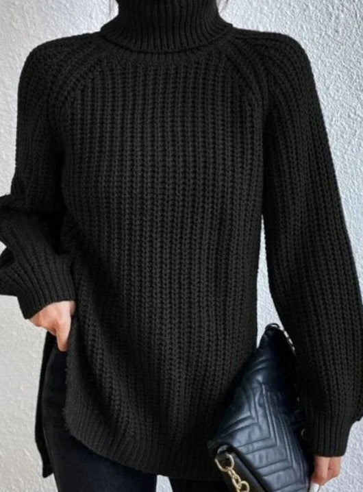 Jersey Clara Oversize de Cuello Alto