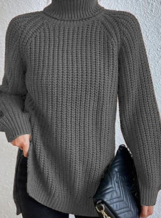 Jersey Clara Oversize de Cuello Alto