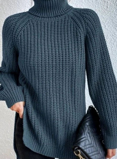 Jersey Clara Oversize de Cuello Alto