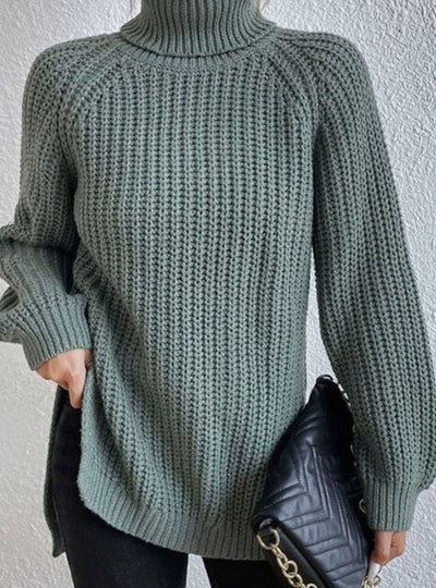 Jersey Clara Oversize de Cuello Alto