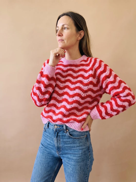 Jersey Hannah Oversize de Punto Ondulado