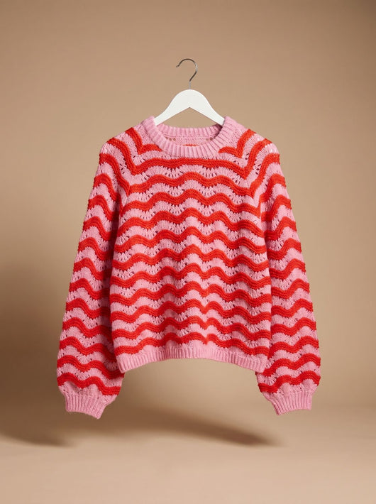 Jersey Hannah Oversize de Punto Ondulado