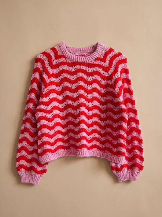 Jersey Hannah Oversize de Punto Ondulado