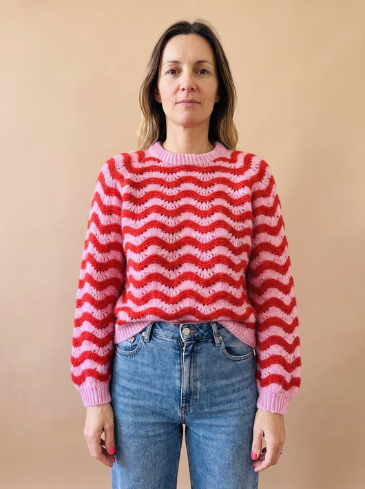Jersey Hannah Oversize de Punto Ondulado