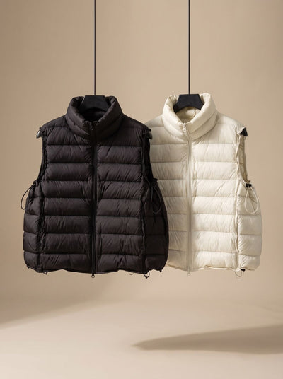 Chaleco Acolchado Annika de Cuello Alto con Cremallera