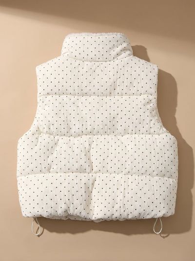 Chaleco Marie Acolchado Forro Teddy con Cuello Alto