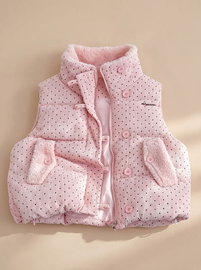 Chaleco Marie Acolchado Forro Teddy con Cuello Alto