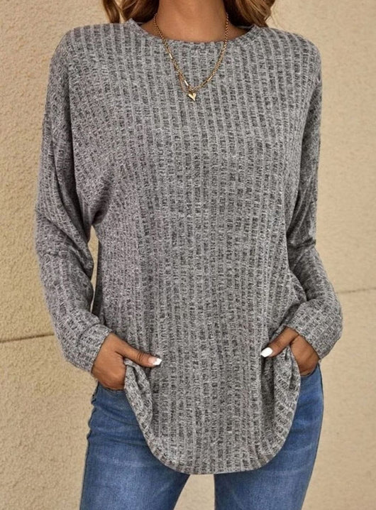 Mia | Jersey Oversize de Punto Waffle