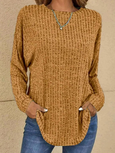 Mia | Jersey Oversize de Punto Waffle