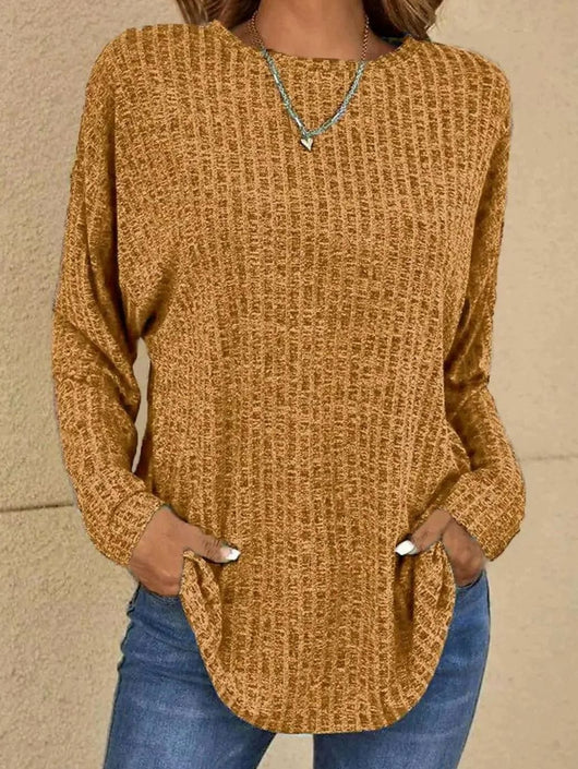 Mia | Jersey Oversize de Punto Waffle