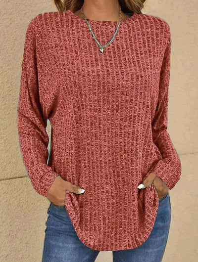 Mia | Jersey Oversize de Punto Waffle