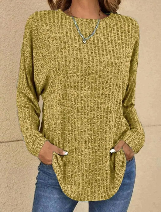 Mia | Jersey Oversize de Punto Waffle