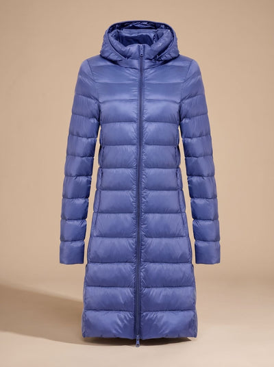 Chaqueta Acolchada Nora Ultraligera Larga con Capucha