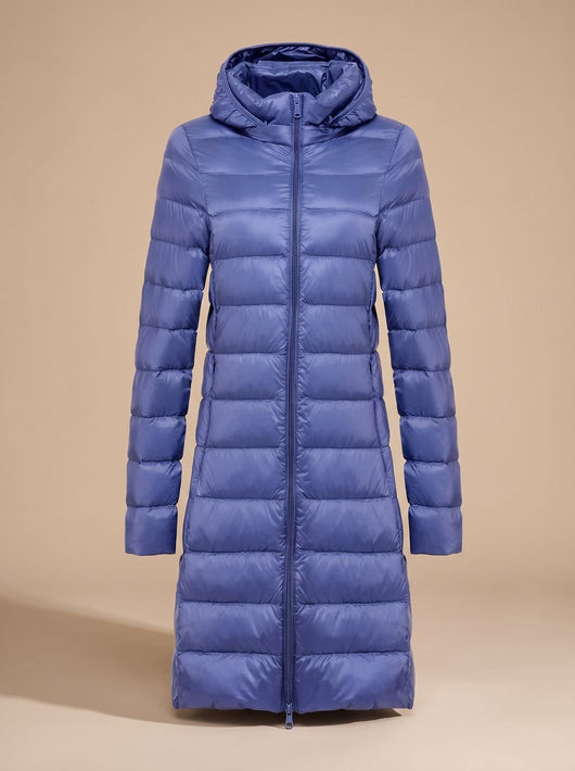 Chaqueta Acolchada Nora Ultraligera Larga con Capucha